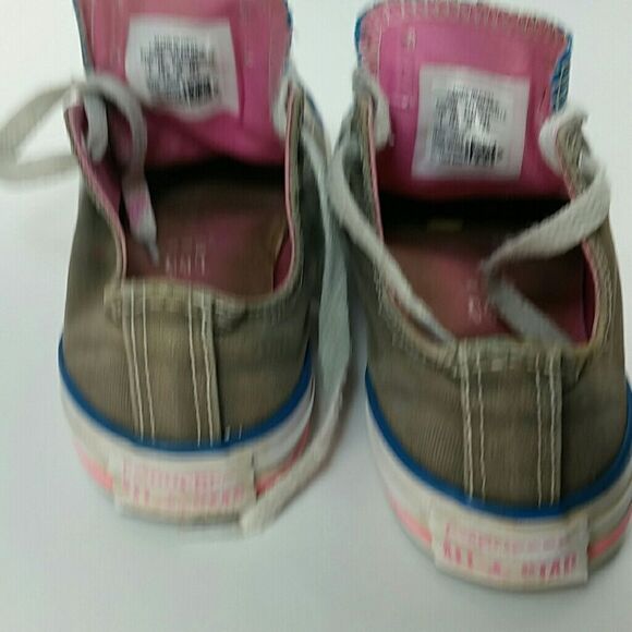 Converse All Stars Juniors Size One Double Tongue - Picture 4 of 8